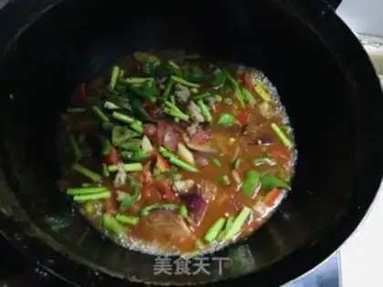 Make The lamb pasta fish step 9