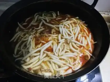 Make The lamb pasta fish step 12