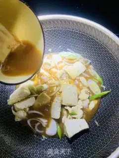Make Tofu onions step 6