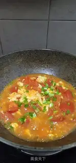 Make Homemade tomato fried eggs step 16