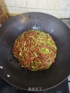 Make Garlic ham and sausage step 5