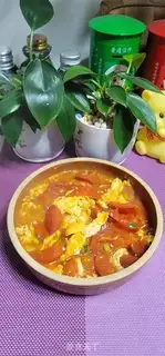 Make Homemade tomato fried eggs step 18