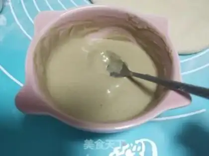 Make Sesame sauce, red sugar greasy step 3