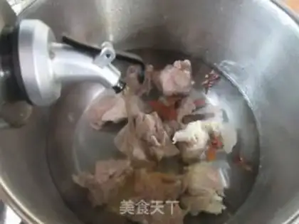 Make Red burning of sheep bones step 3
