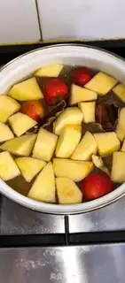 Make Chen Pei Mountain apple sugar step 2