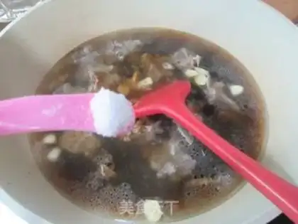 Make Red burning of sheep bones step 11
