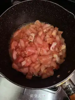 Make Tomato tofu fish soup step 3