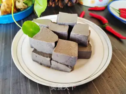 Make Homemade black tofu step 11