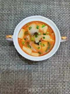 Make Tomato tofu fish soup step 10