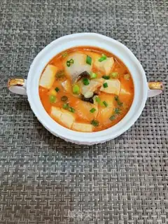 Make Tomato tofu fish soup step 11
