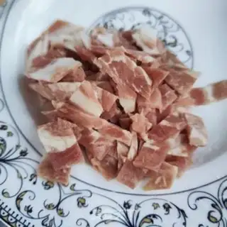 Make Frozen bacon rice step 4