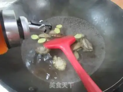 Make Garlic fried abalone step 3