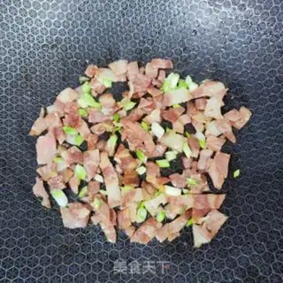 Make Frozen bacon rice step 8