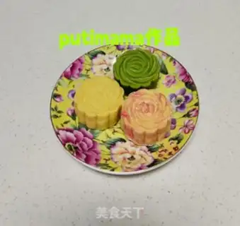 Make Green Bean Mooncake step 7