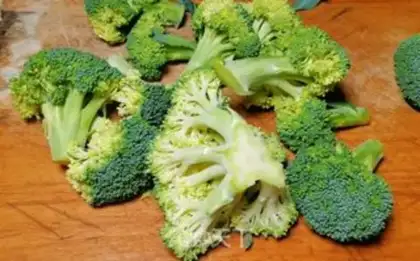 Make The broccoli step 0