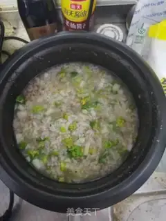 Make Vegetable congee step 4