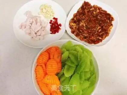Make Fried meat step 1