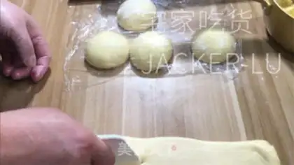 Make Milky coconut rolls step 17