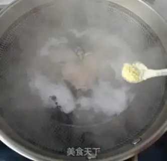 Make The lamb corn soup step 7