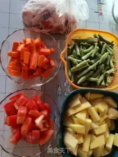 Make Five bean bean bean potato noodles step 0