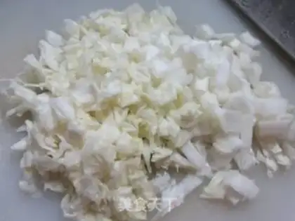 Make Eggs and cabbage and rice step 2