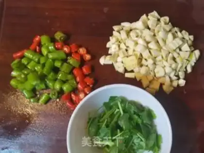 Make Garlic intestines step 2