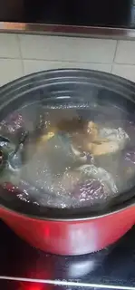 Make Black Ling Chi-Chicken soup step 6