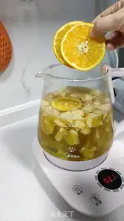 Make Orange apple tea step 5