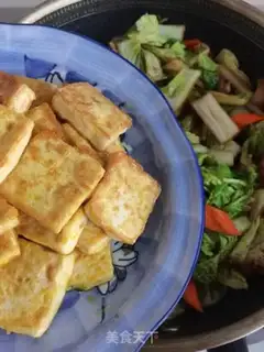 Make Shrimp skin tofu step 11