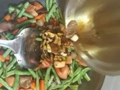 Make Five bean bean bean potato noodles step 12