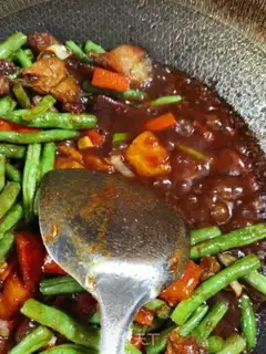 Make Five bean bean bean potato noodles step 13