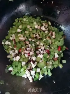 Make Fry mushrooms and fried chickens step 9