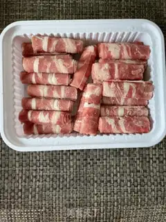 Make Garlic fan fat cow step 1