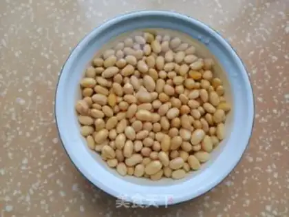 Make Spinach with soybeans step 6