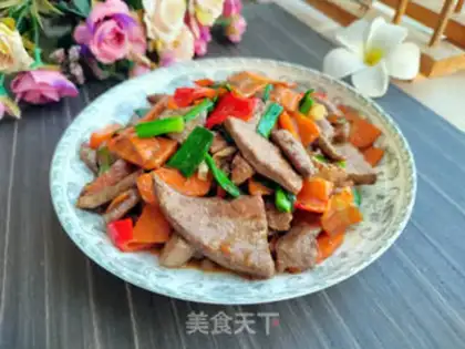 Make Carrot and pork step 7