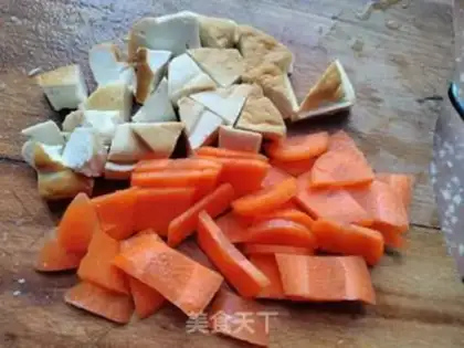 Make ♪ Carrot beans dry and blue ♪ step 0