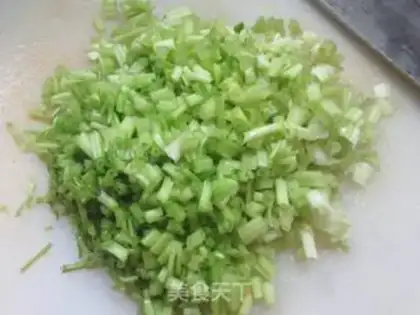 Make Tofu tofu celery dumplings step 3