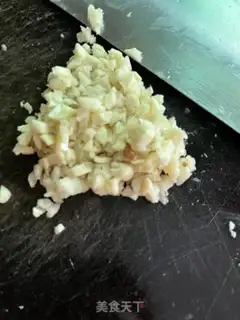 Make Garlic fan fat cow step 2