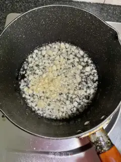 Make Garlic fan fat cow step 4