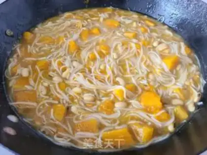 Make Pumpkin cucumber noodles step 3
