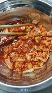 Make Pickle pancakes step 1