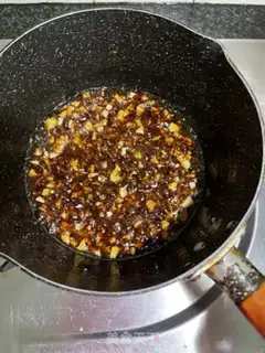 Make Garlic fan fat cow step 6