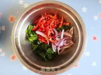 Make Spicy spinach step 2