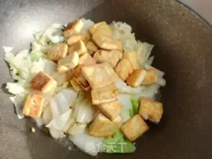 Make Cabbage tofu step 5