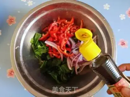 Make Spicy spinach step 3