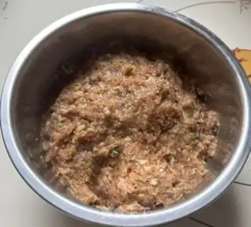 Make Gold egg dumplings step 7