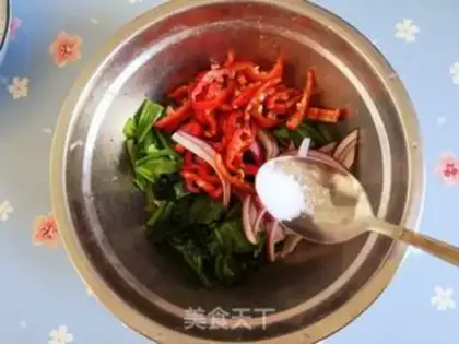 Make Spicy spinach step 5
