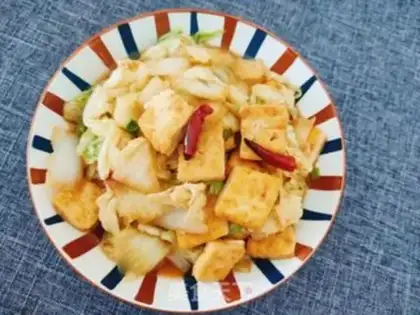 Make Cabbage tofu step 10