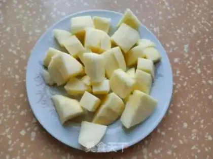 Make Apple pumpkins, porridge step 2