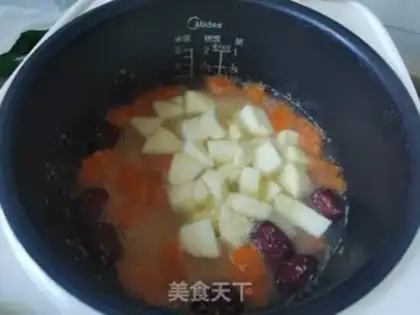 Make Apple pumpkins, porridge step 3